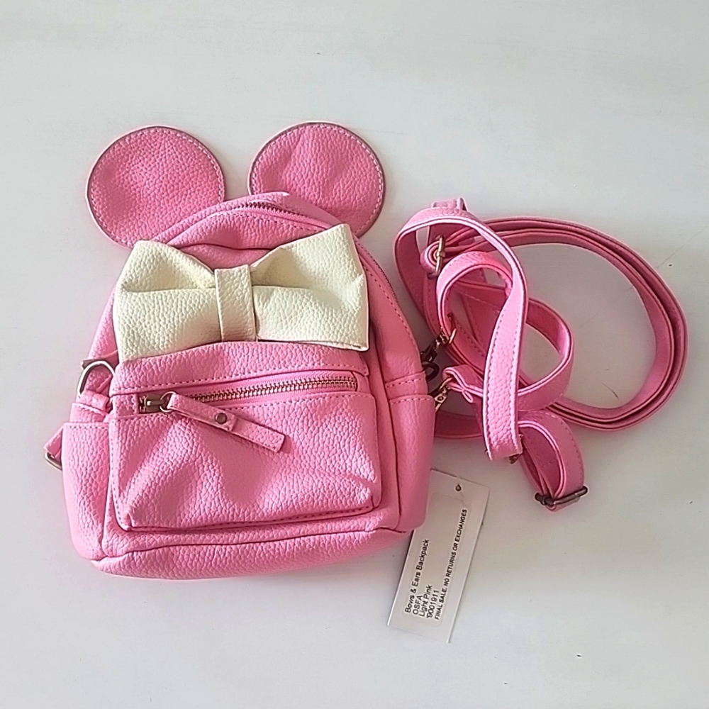 Minnie Mouse pink mini bookbag